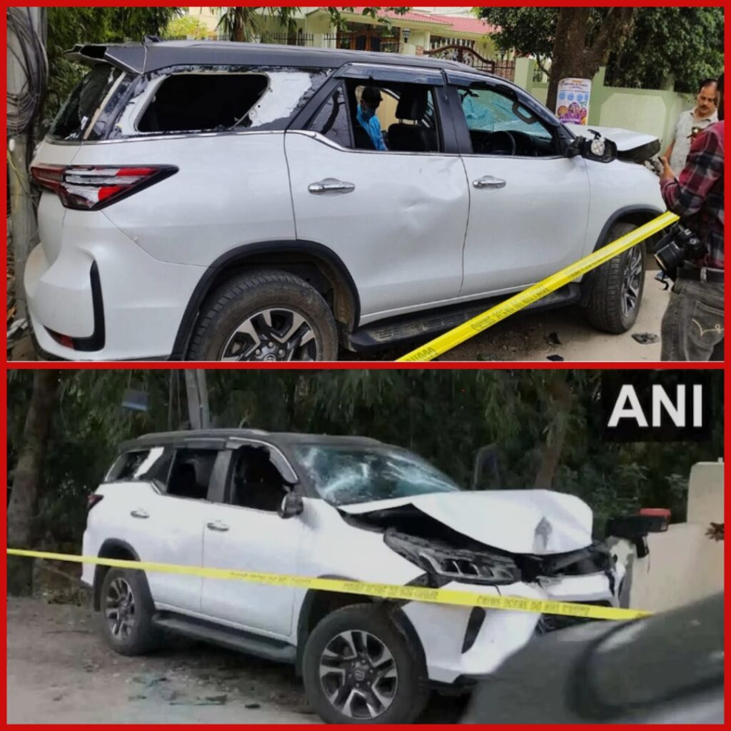 फॉर्च्यूनर सवारों ने बरसाई गोलियाँ