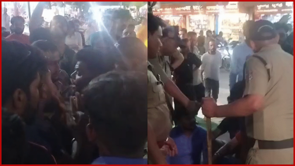14 साल की बच्ची से दुष्कर्म के आरोप पर बवाल, आरोपी की गिरफ्तारी की मांग को लेकर सड़क पर उतरे लोग.