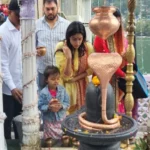 नयना देवी मंदिर में अभिनेत्री जहान्वी कपूर